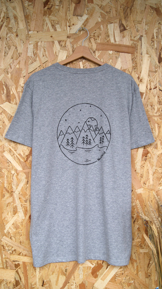 The Lake Design Heather Grey Tee