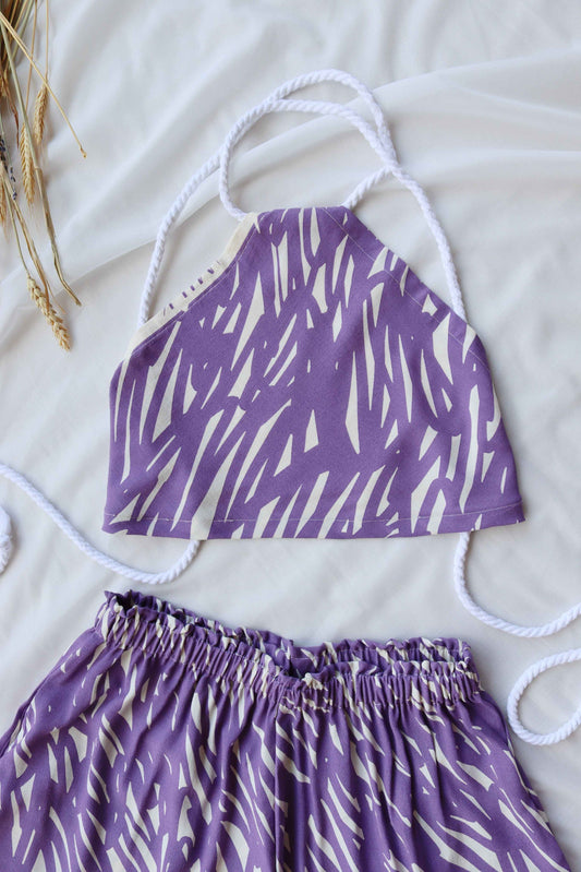 Lavender Blend Ecovero Summer Triangle Top