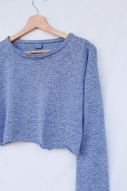 All Season Long Sleeve Top Heather Blue