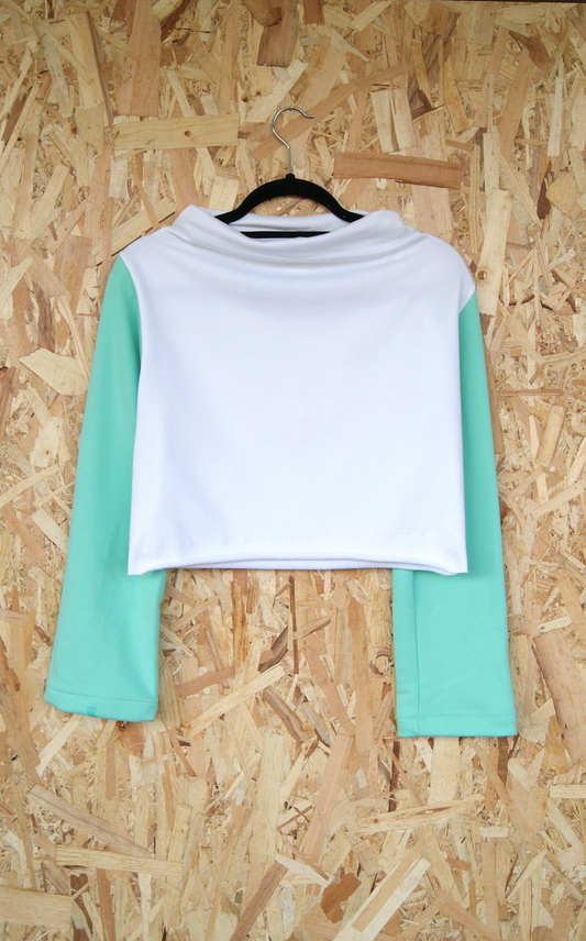 The Winter Crop Top - Mint