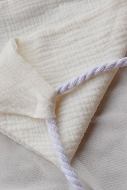 Ivory Organic Cotton Summer Triangle Top