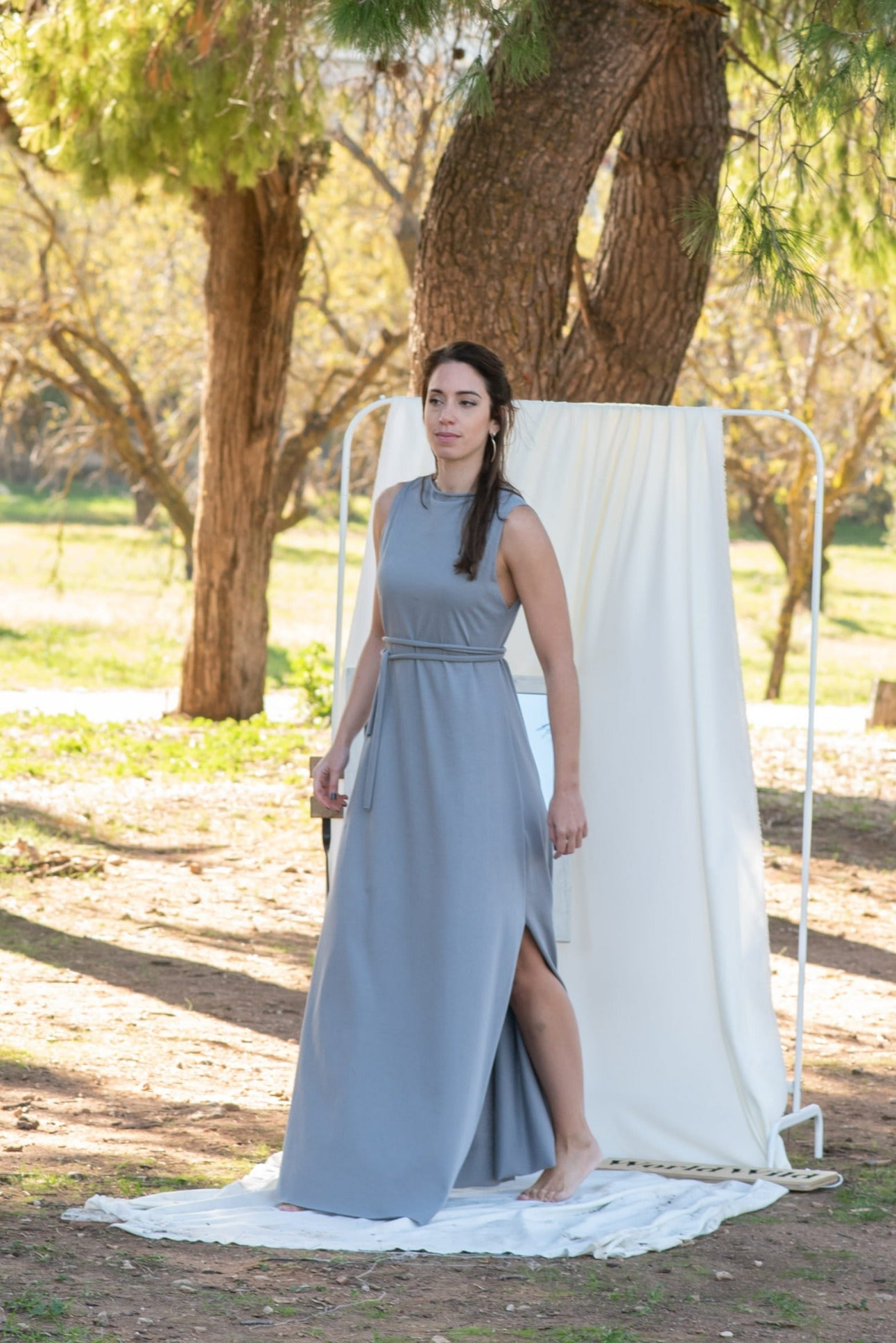 The Simple Maxi Dress - Matte Grey