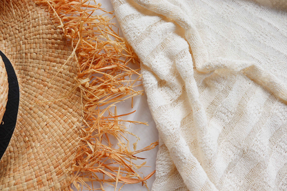 Natural Beige Summer Kimono Jacket