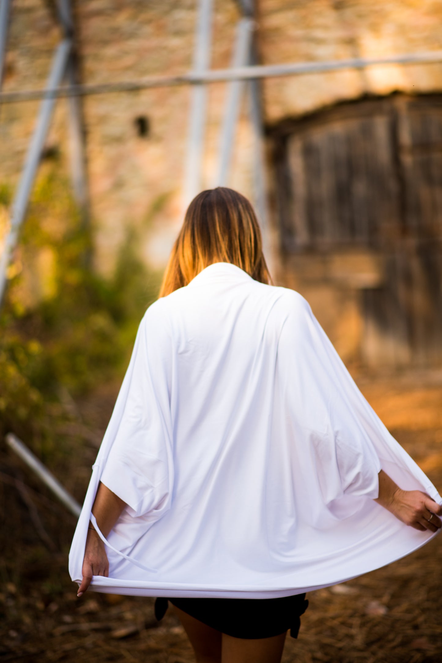 Always With Me | White Kimono Summer Jacket