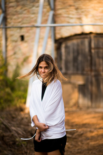 Always With Me | White Kimono Summer Jacket