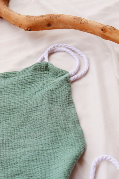 Dark Mint Organic Cotton Set