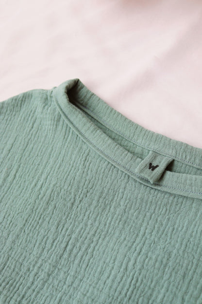 Dark Mint Organic Cotton Top
