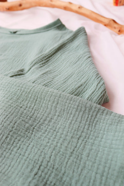 Dark Mint Organic Cotton Top