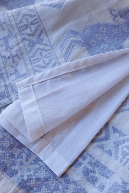Ancient Echoes Cotton Summer Maxi Skirt
