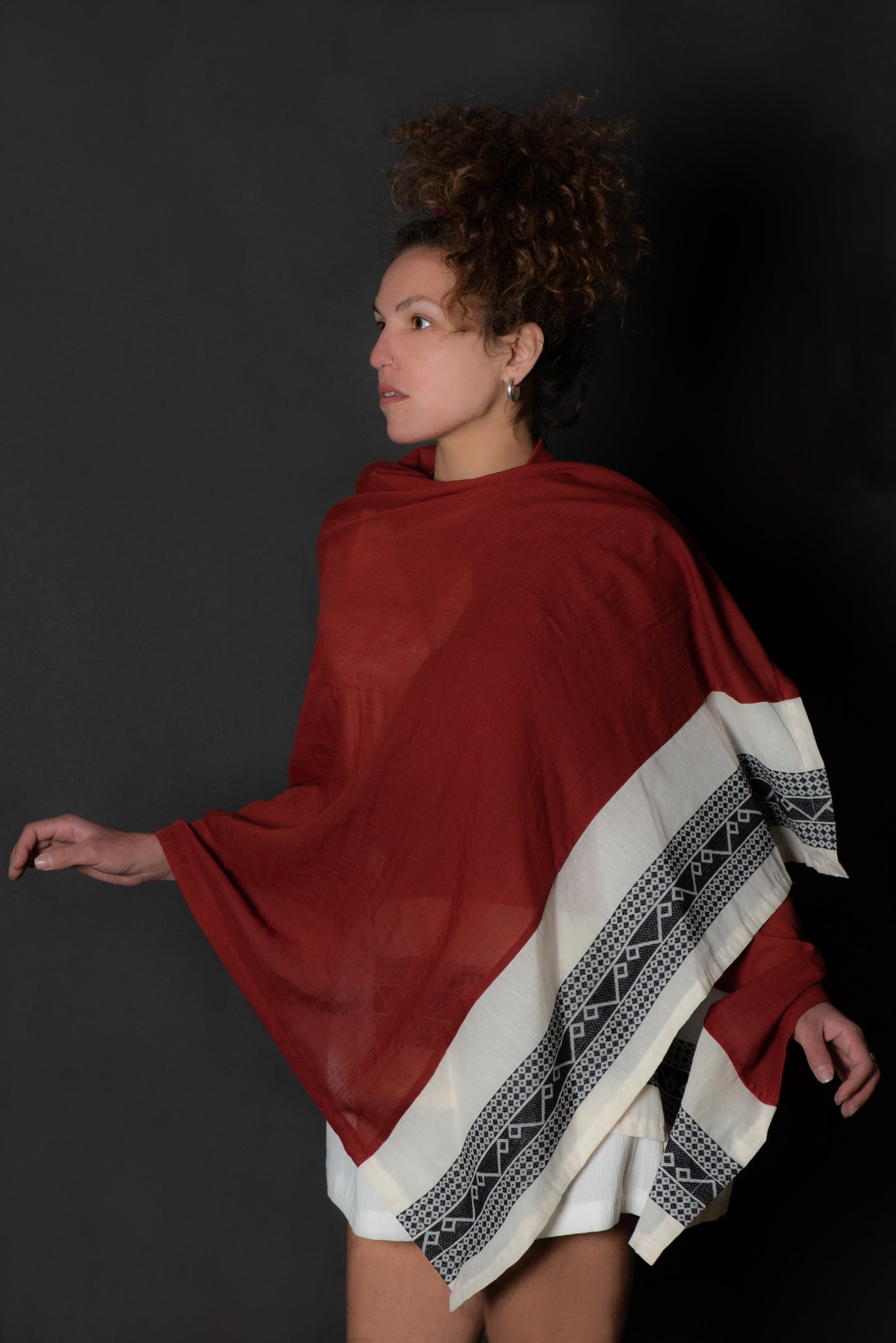 Fiery Elegance - The Summer Shawl