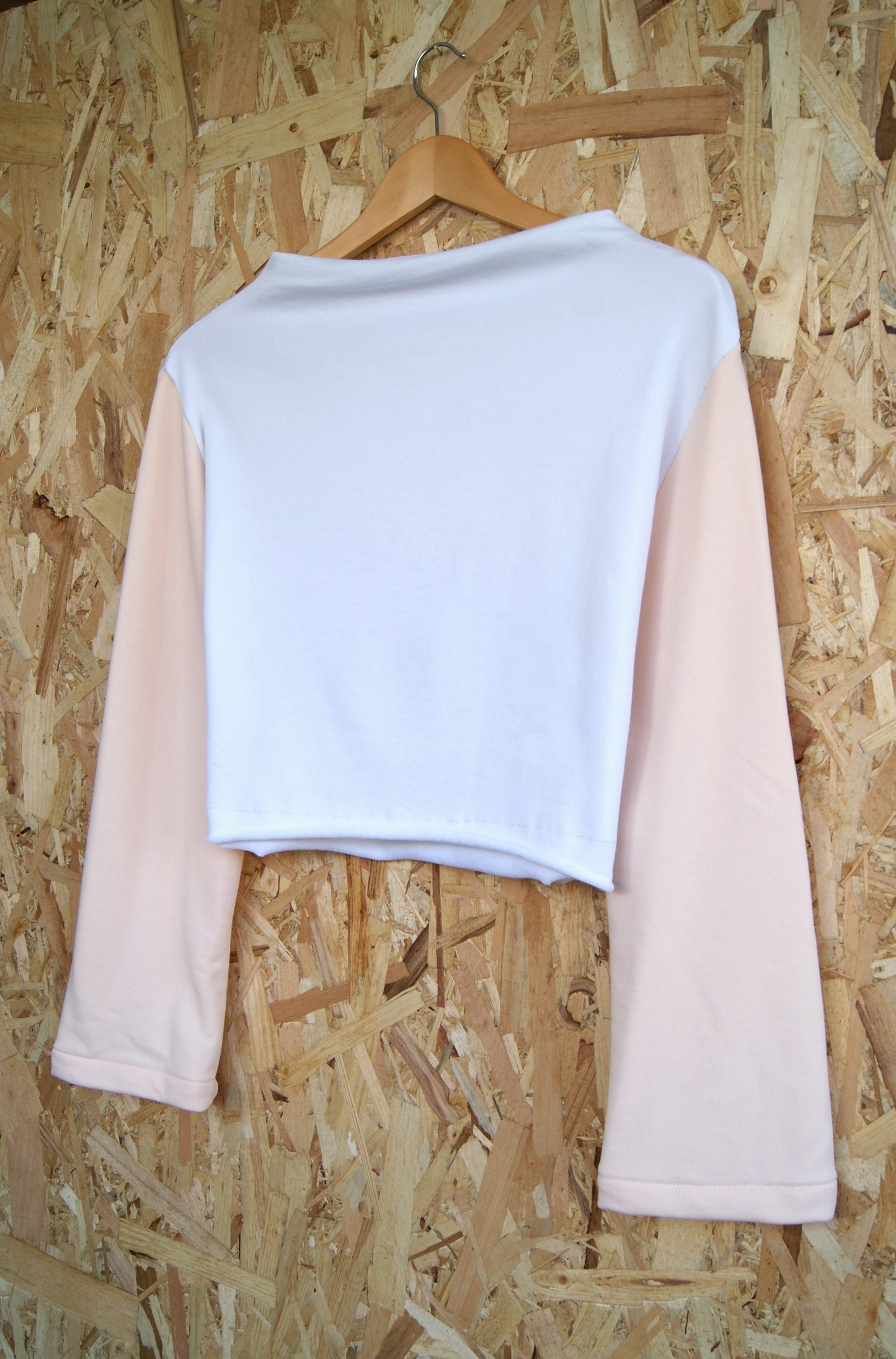 The Winter Crop Top - Soft Pink