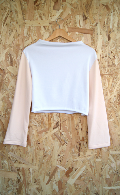 The Winter Crop Top - Soft Pink