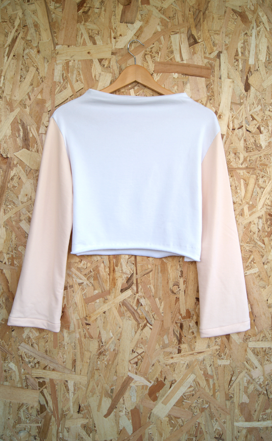The Winter Crop Top - Soft Pink