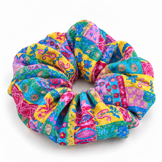 Wild Mosaic Scrunchie
