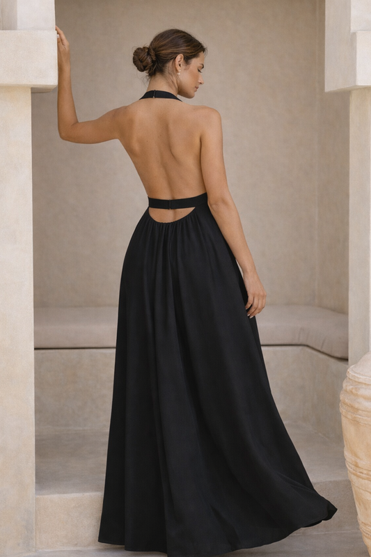 Pieces of the Earth Eclipse Maxi Dress - Salmon