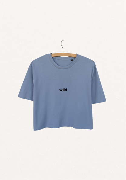 Wild Crop Tee - Sea Blue