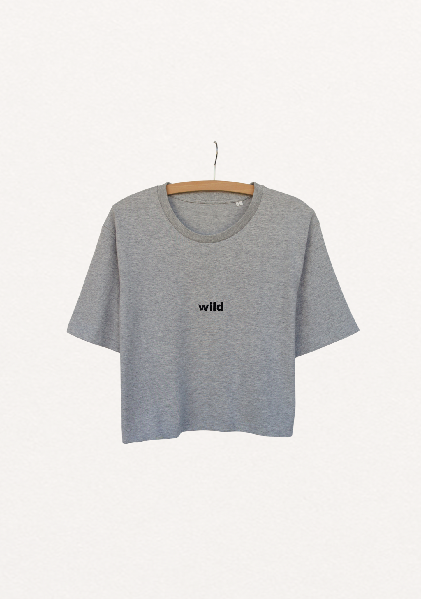 Wild Crop Tee - Sports Grey