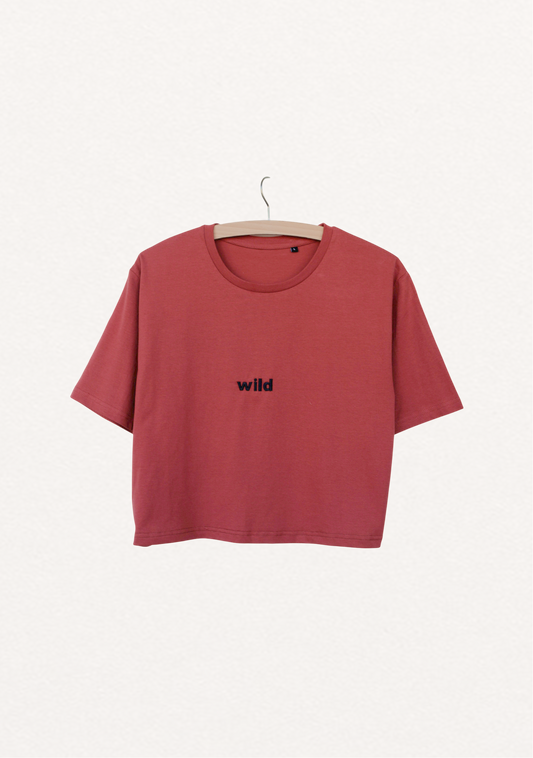 Wild Crop Tee - Burnt Sienna