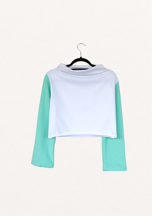 The Winter Crop Top - Mint
