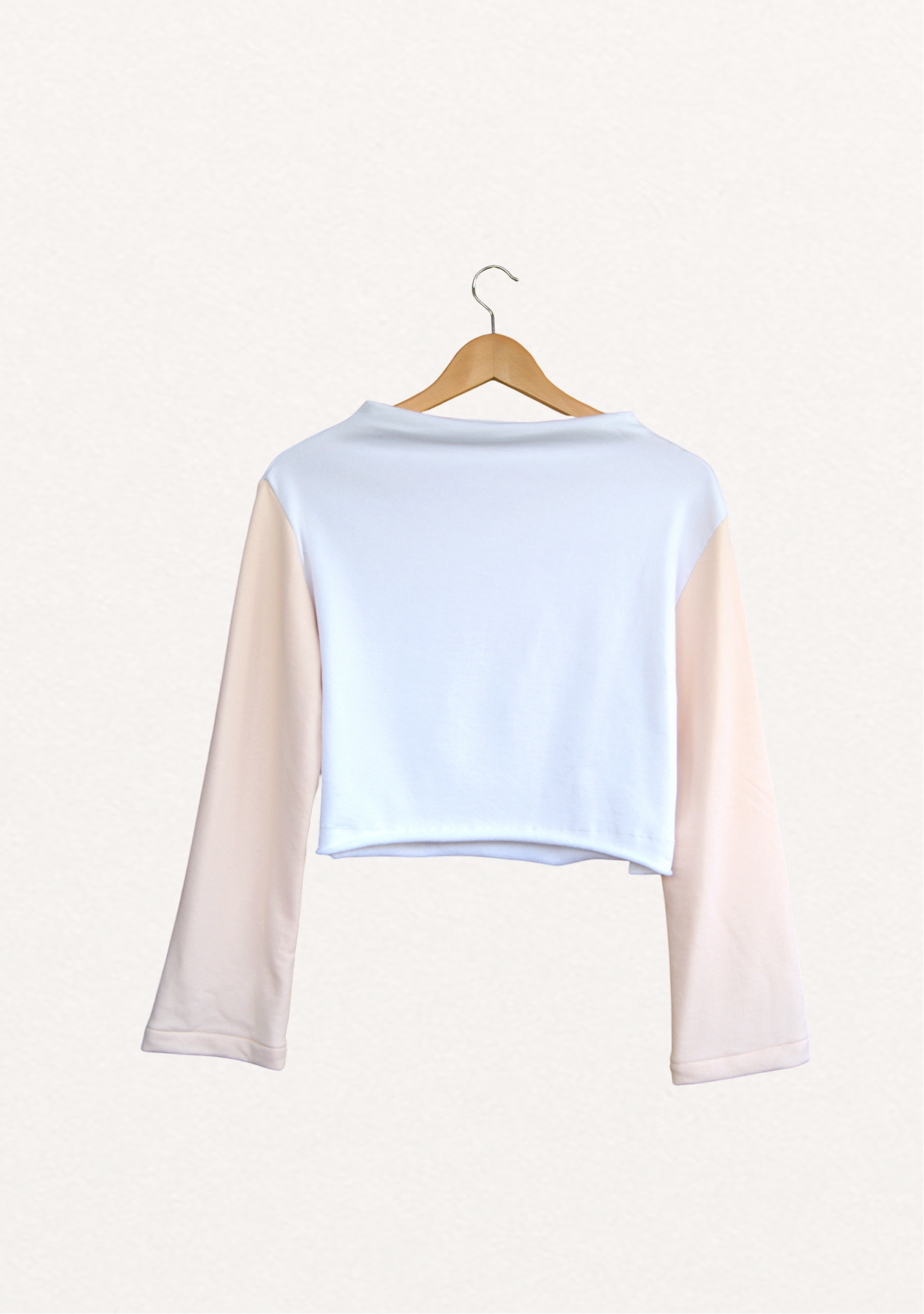 The Winter Crop Top - Soft Pink