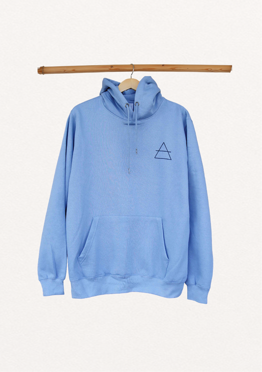 Unisex Organic Hoodie – Sea Blue