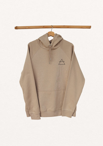 Unisex Organic Hoodie – Sandy Beige