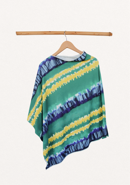 Women's Poncho - Tie Dye Blend