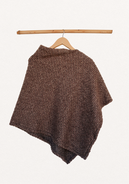 Mini Poncho - Earth Wool