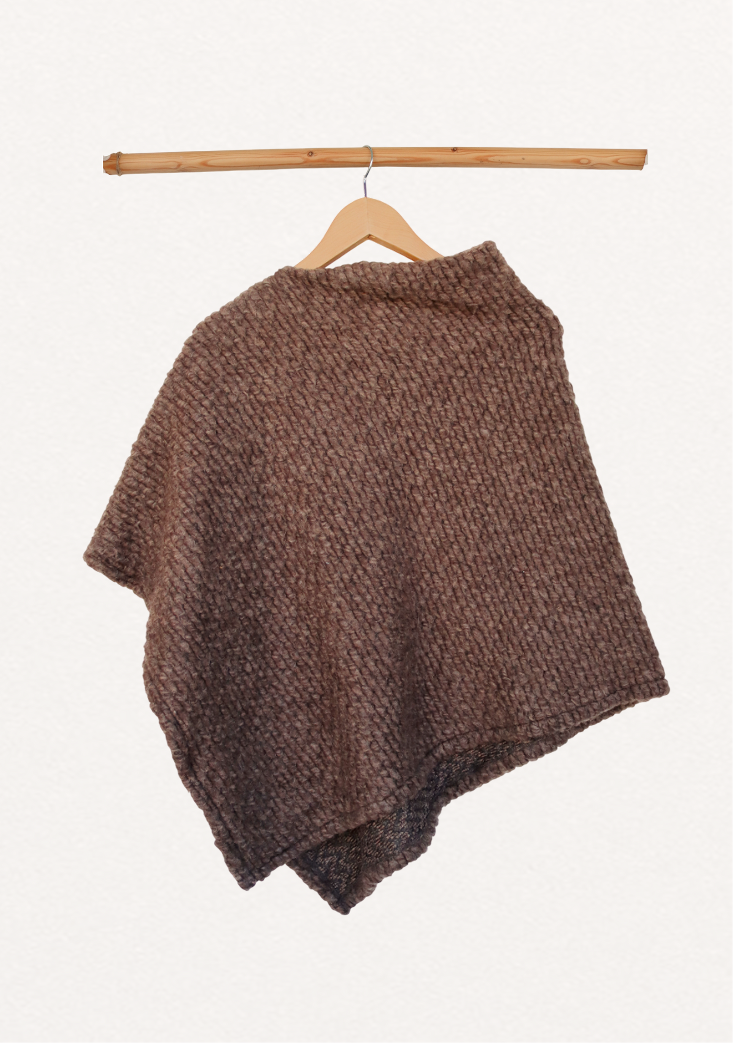 Mini Poncho - Earth Wool