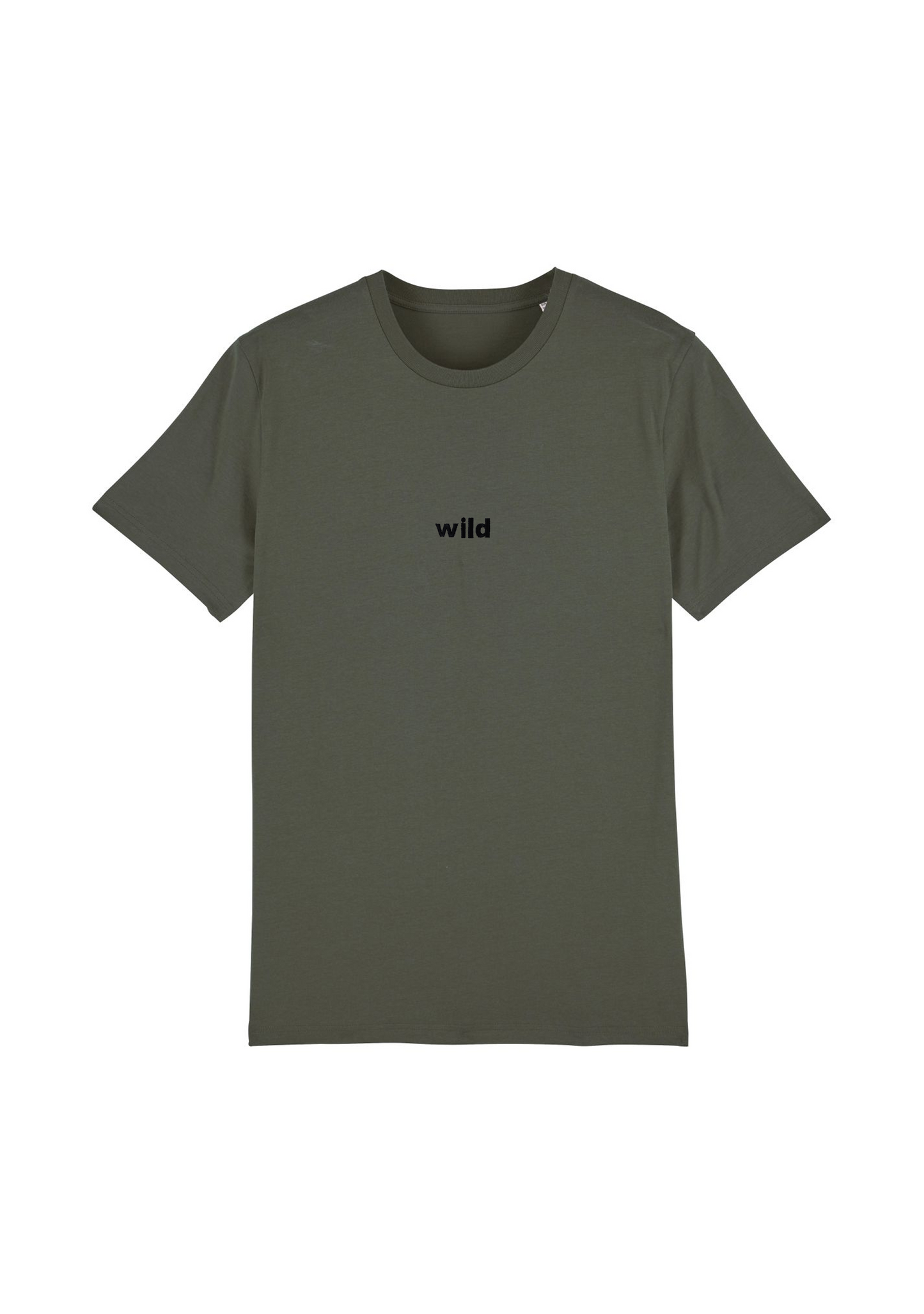 Wild Organic Unisex Tee - Dark Olive