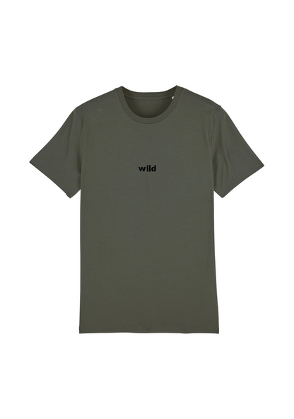 Wild Organic Unisex Tee - Dark Olive
