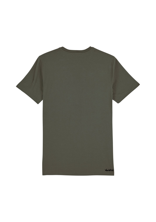 Wild Organic Unisex Tee - Dark Olive