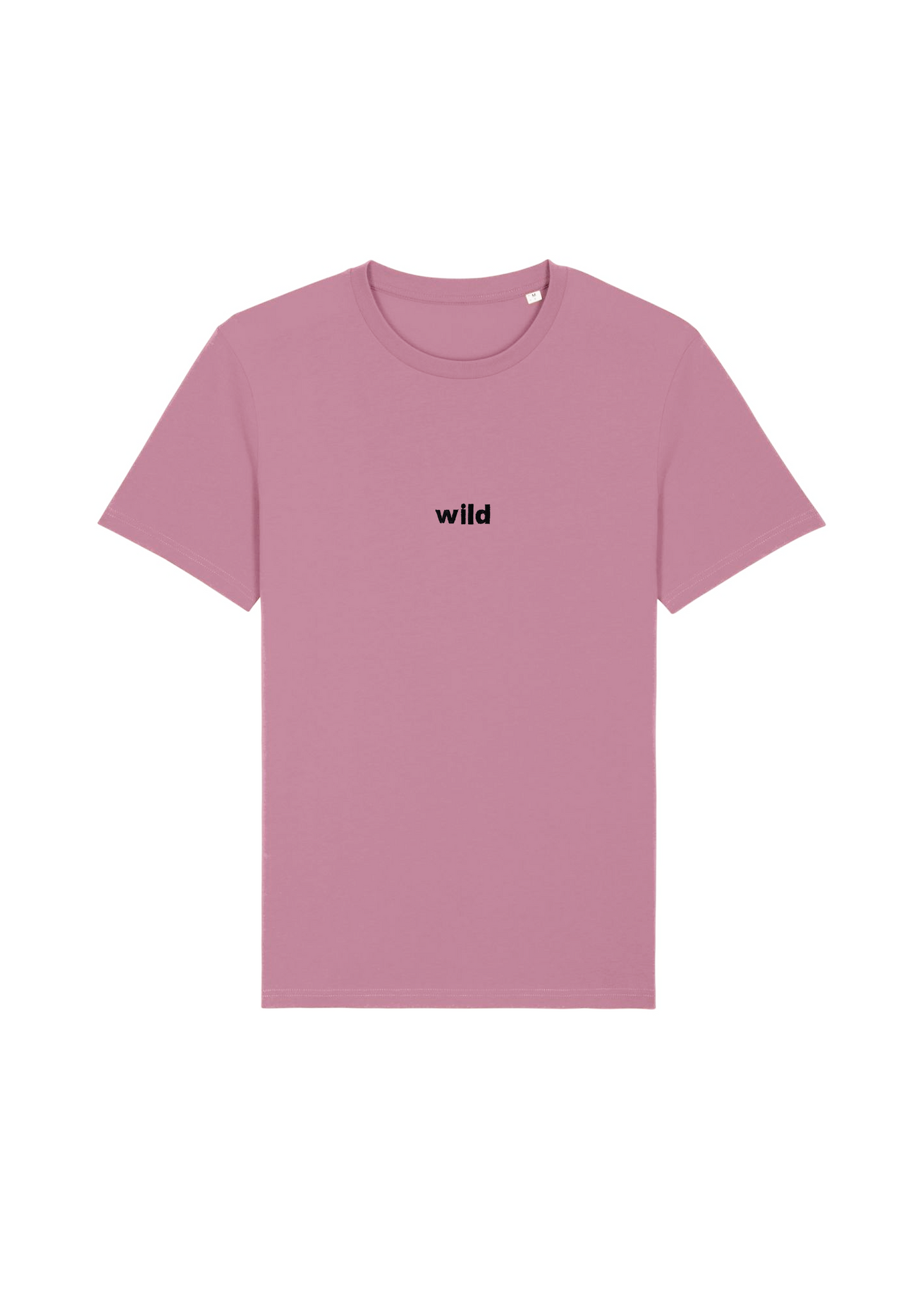 Wild Organic Unisex Tee - Dusty Pink