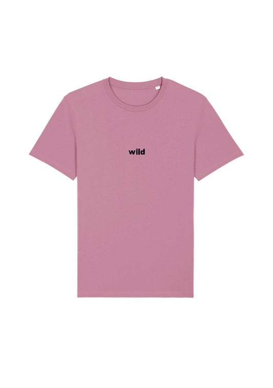 Wild Organic Unisex Tee - Dusty Pink