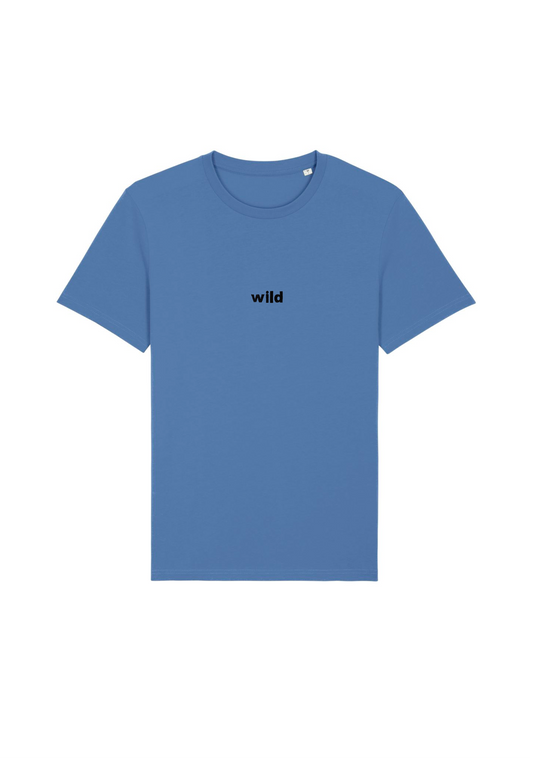 Wild Organic Unisex Tee - Sea Blue
