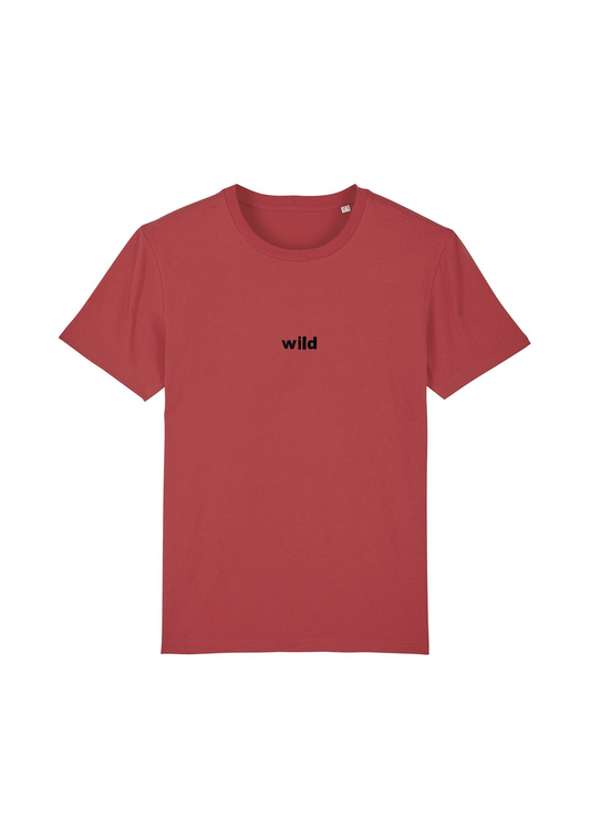 Wild Organic Unisex Tee - Burnt Sienna