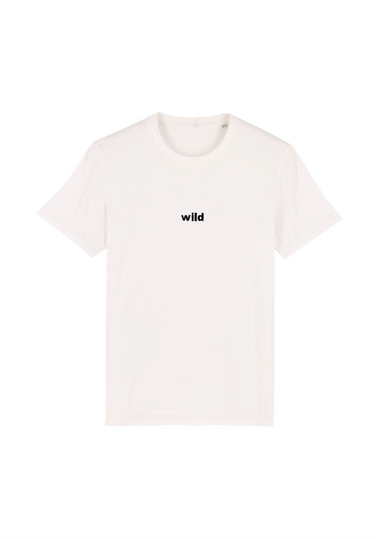 Wild Organic Tee - Retro White