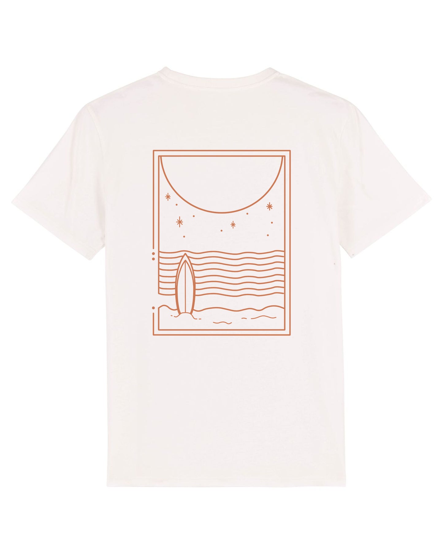 Surfing Through Life - Retro White Tee