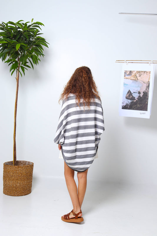 Striped Chillness | The Kimono Summer Jacket