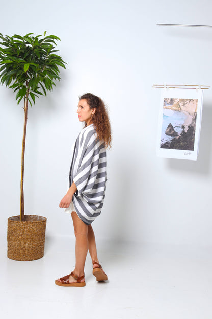Striped Chillness | The Kimono Summer Jacket