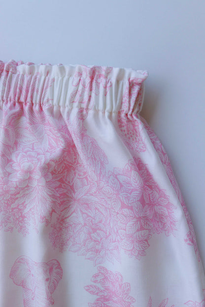 Pink Jungle Deadstock Viscose High Waisted Shorts – Wild Romantic Summer Shorts