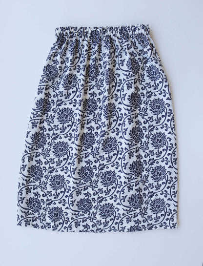 Navy Blooms Skirt – Fresh Bloom Summer Skirt