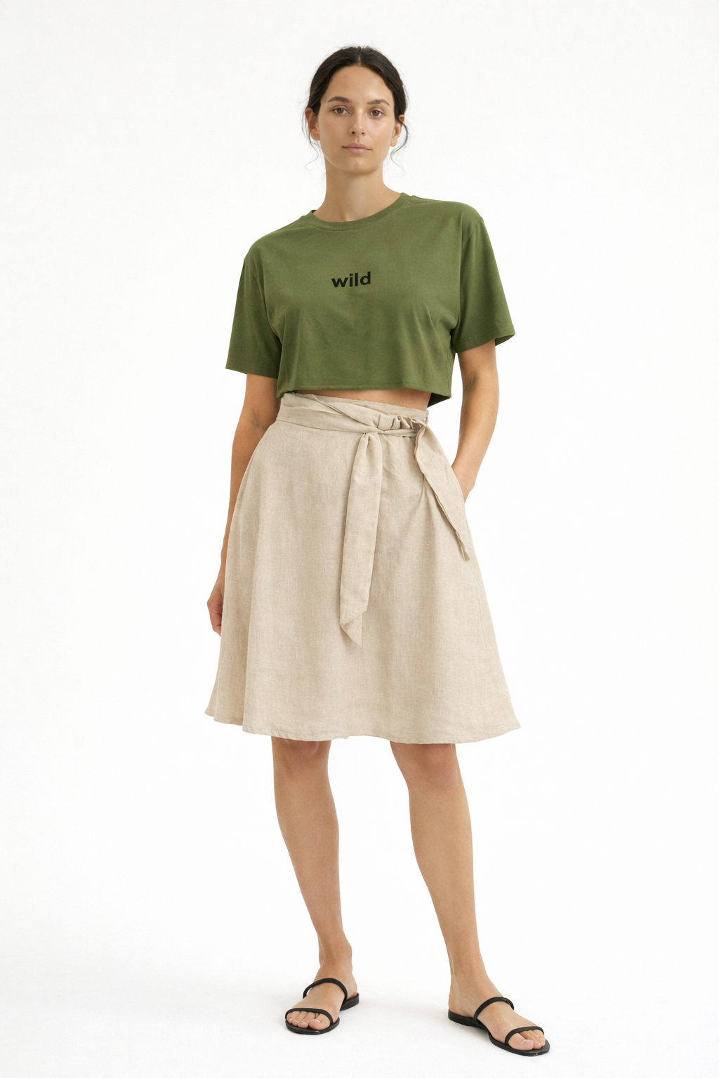 The Linen Kora Skirt