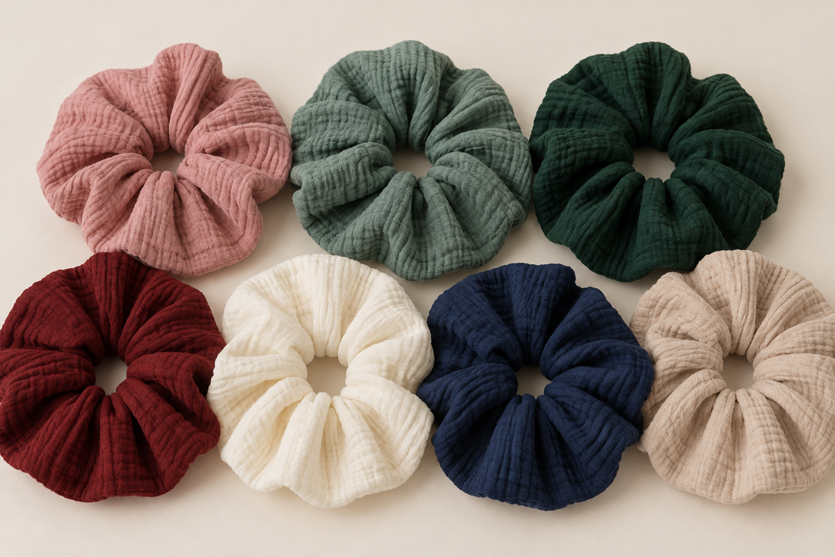 Dune Organic Cotton Scrunchie