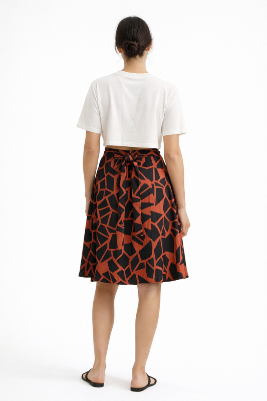 Pieces of the Earth Kora Skirt Red