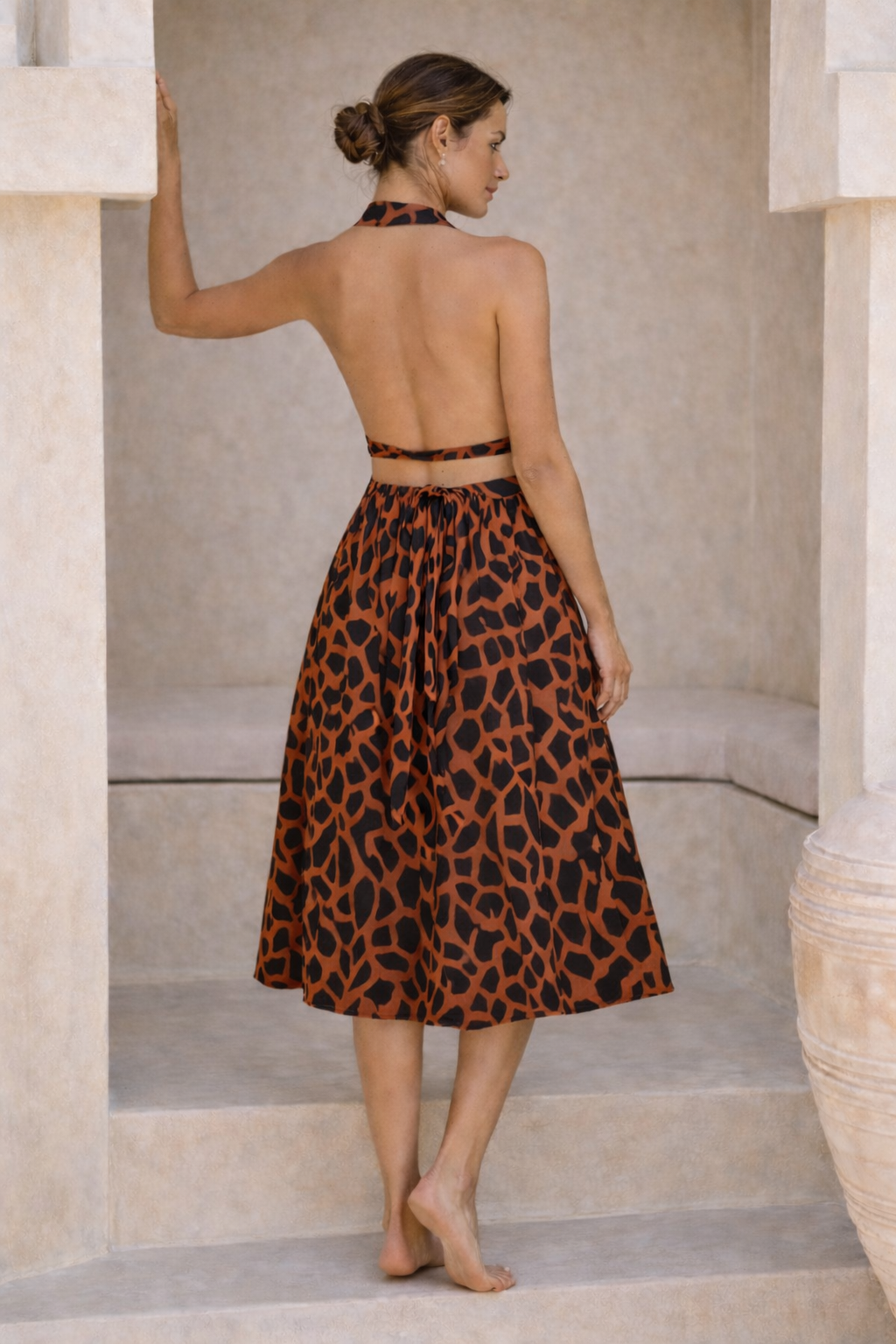 Pieces of the Earth Rhea Dress - Red