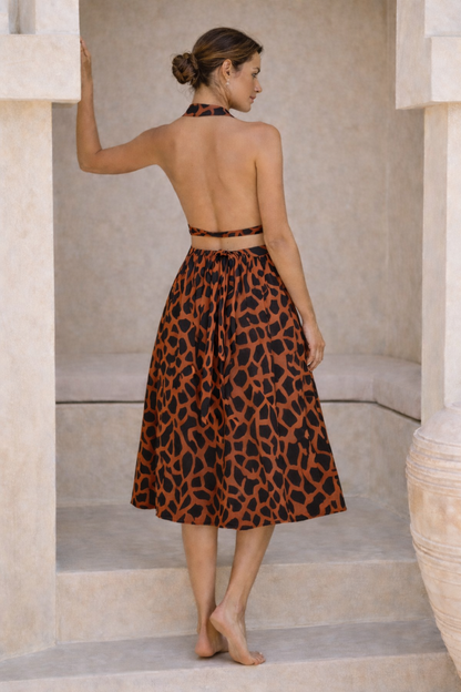 Pieces of the Earth Rhea Dress - Red