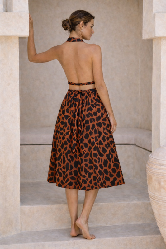 Pieces of the Earth Rhea Dress - Red