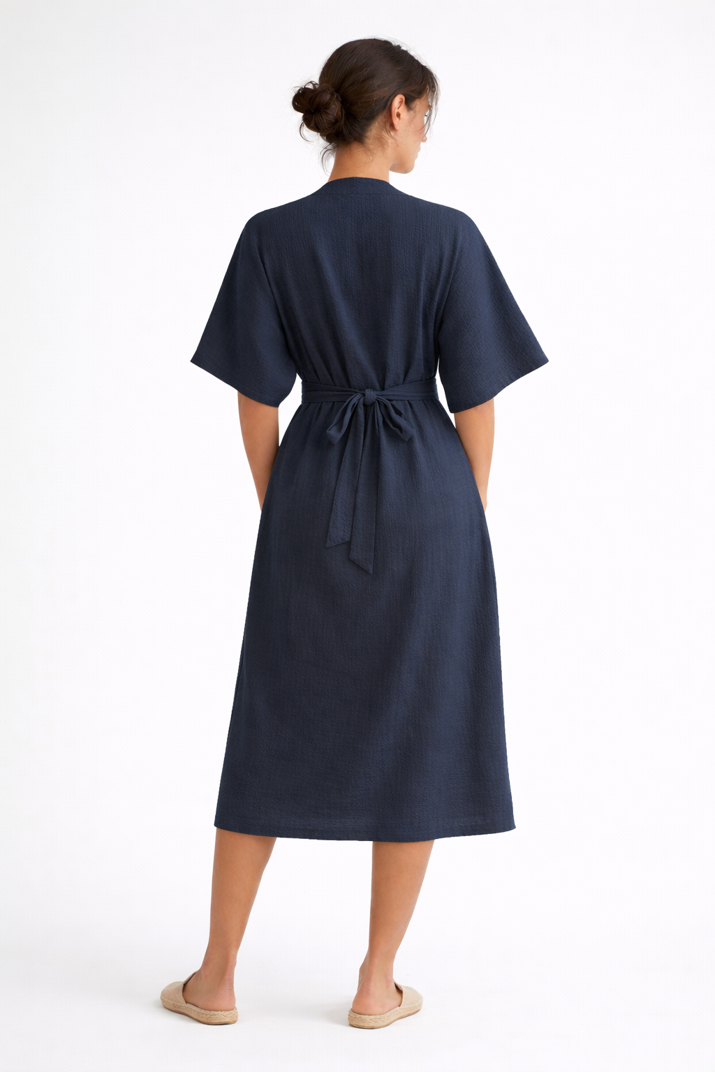 Blue Terra Wrap Dress