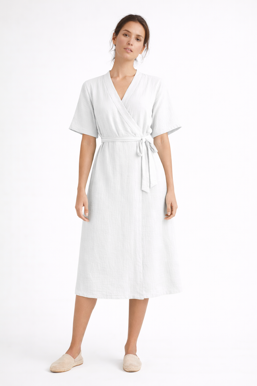 Ivory Terra Wrap Dress